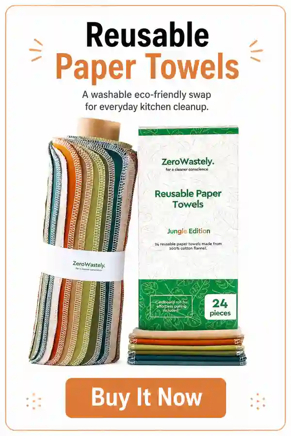ZeroWastely Reusable Paper Towels