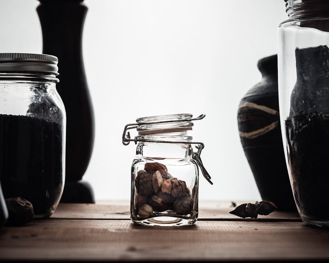 opened glass jar on Earth Wise Budget