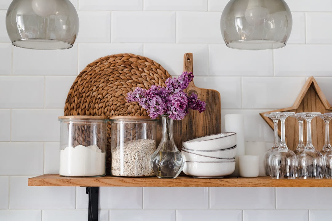 a shelf with various objects on it on Earth Wise Budget