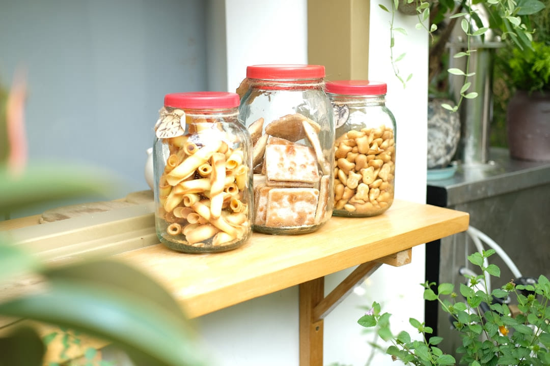 jars of food on a table on Earth Wise Budget